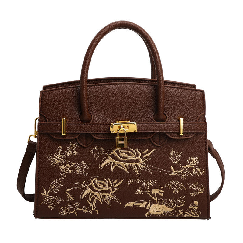 Versatile Women's Chinese Embroidery Mom Premium Women's Messenger Bag