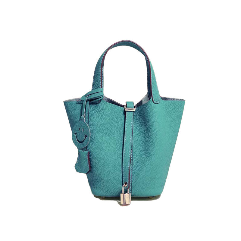 Women's Vegetable Basket Summer Imported Cowhide Handbags