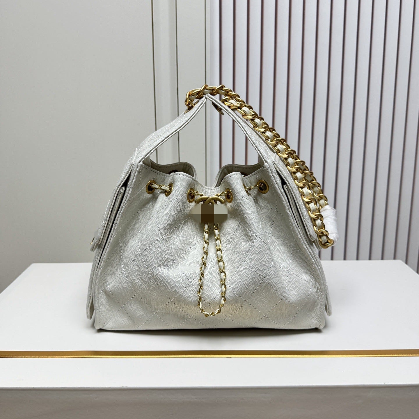Women's Style Chain Commute Design Diamond Plaid Bags