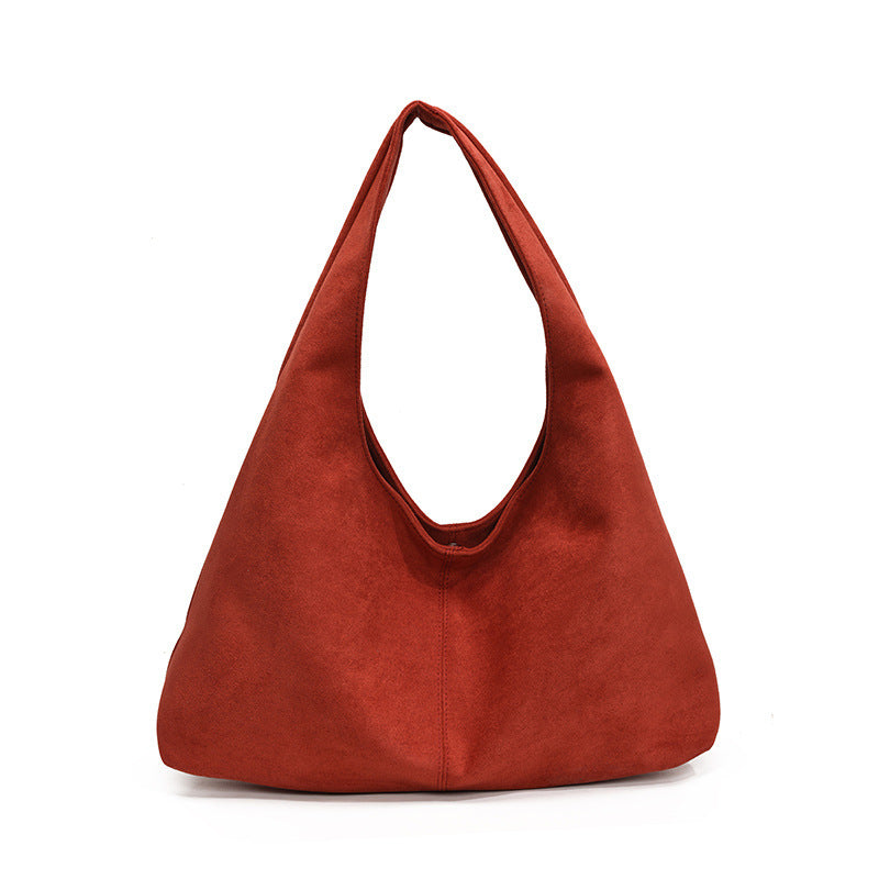 Large Capacity Retro Frosted Big Female Tote Bag