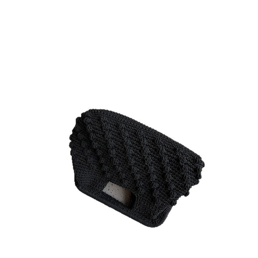 Female Hand-woven Fashion Wild Clouds Clip Seaside Vacation Women's Shoulder Bag