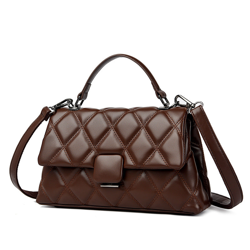 Women's Thread Fashion Simple Soft Surface Western Women's Shoulder Bag