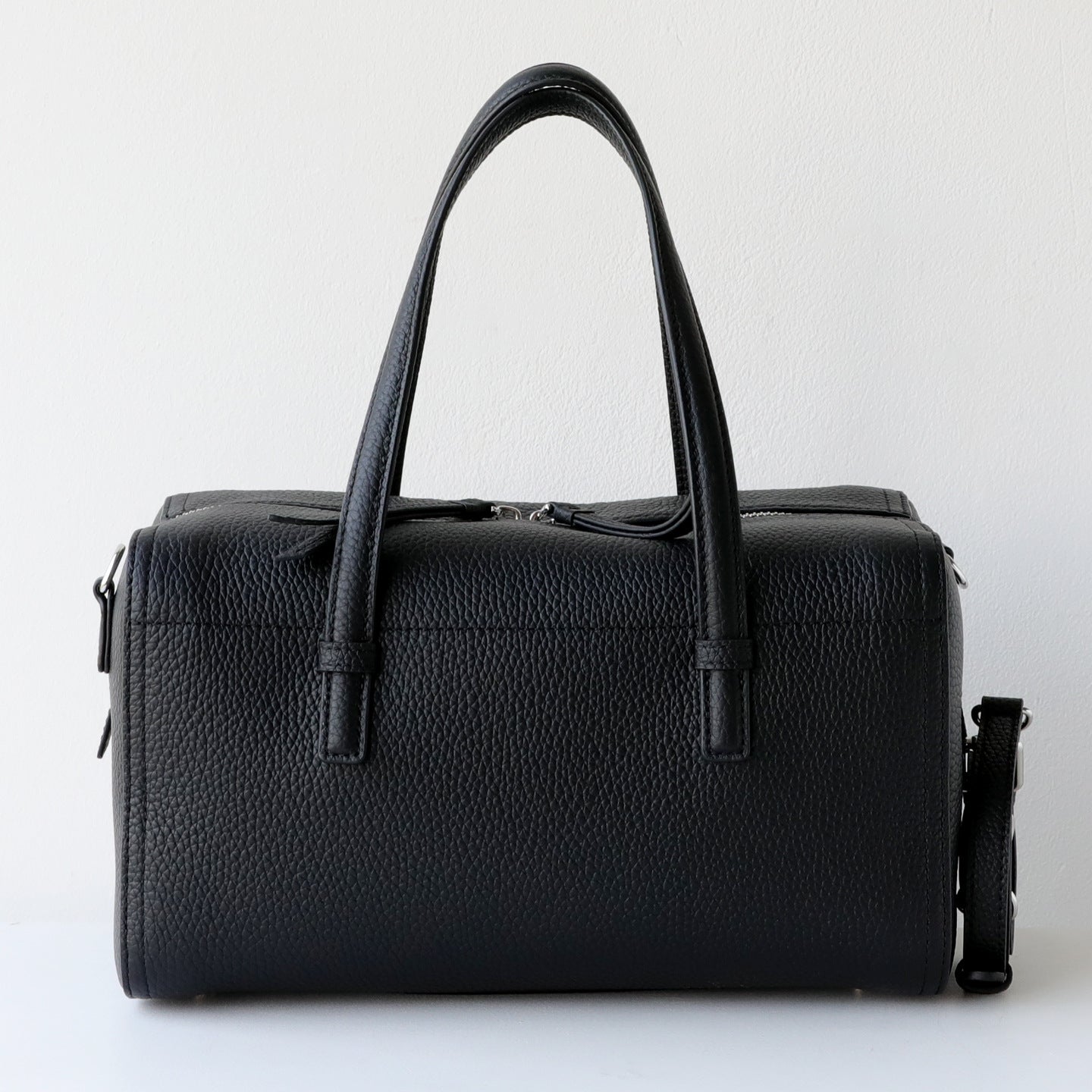 Women's First Layer Cowhide Bowling Commuter Boston Pillow Bags