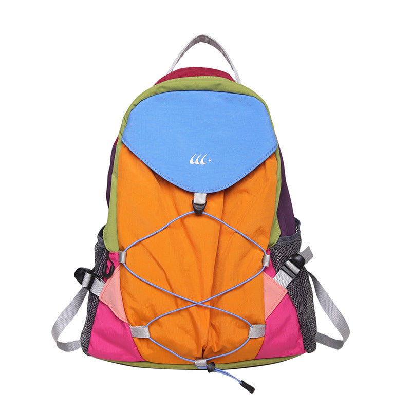 Innovative Hiking Multifunctional Design Rainbow Contrast Backpacks