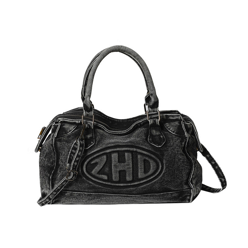 Women's Retro Fashion Denim Canvas Portable Women's Messenger Bag