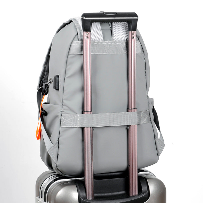 Men's Trendy Computer Large Capacity College Leisure Backpack