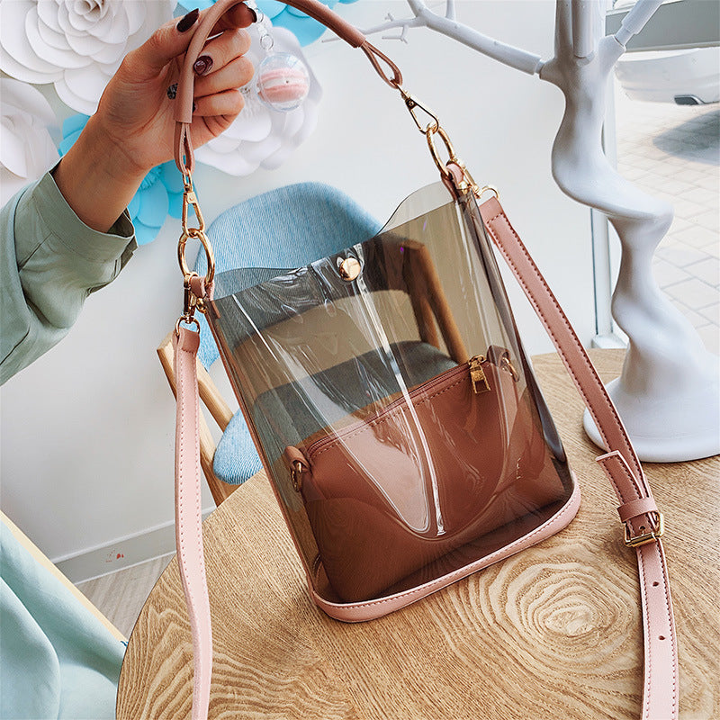 Stylish Cool Women's Summer Laser Transparent Women's Shoulder Bag