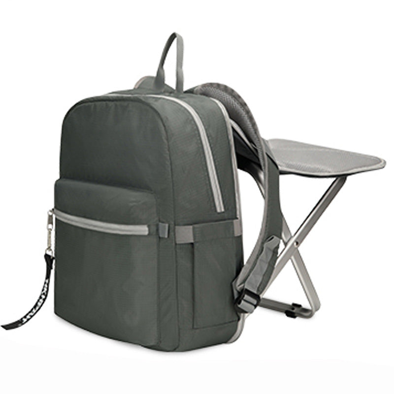 Innovative Portable Stool Foldable Storage Camping Leisure Backpack
