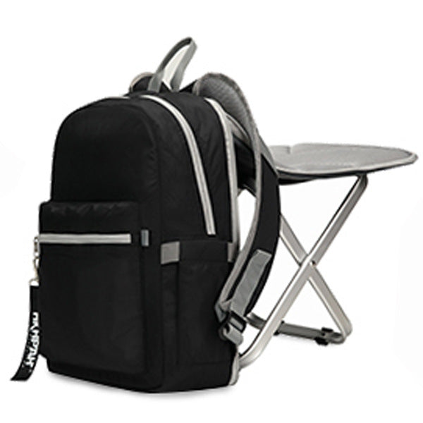 Innovative Portable Stool Foldable Storage Camping Leisure Backpack