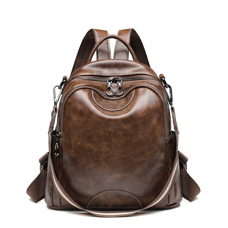 Women's Fashion Spring Korean Style Retro Large Capacity Women's Backpack