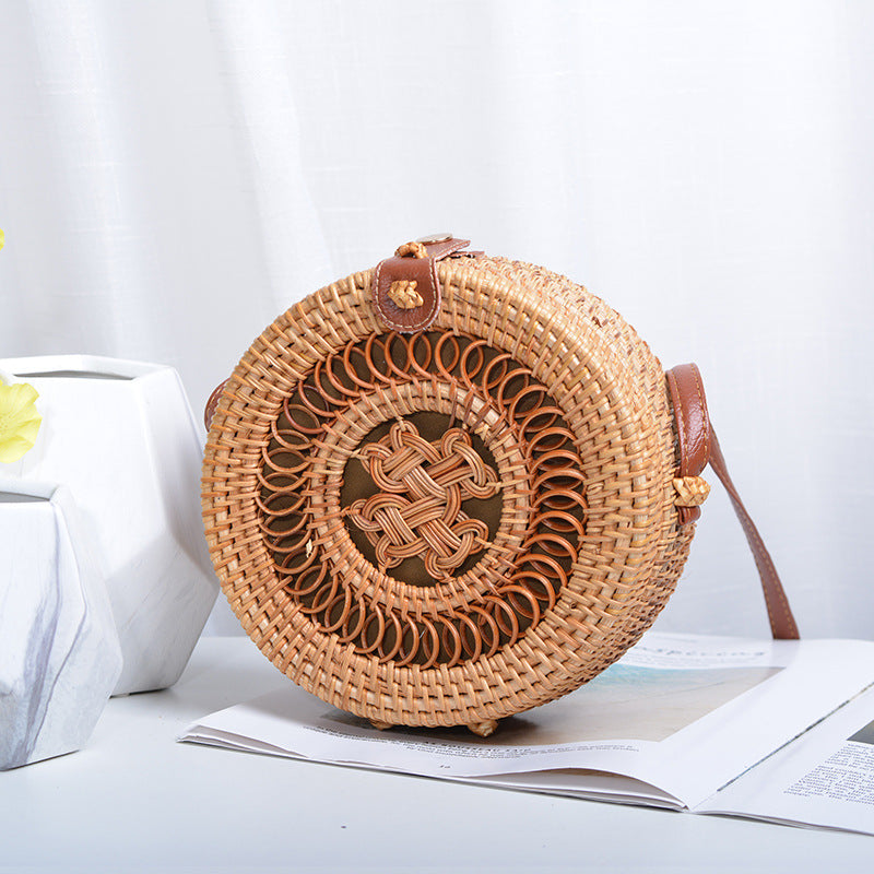 Sale Rattan Handmade Vine Woven Hollow Bags