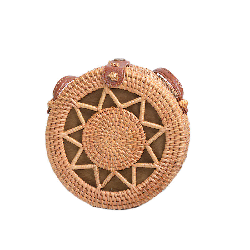 Sale Rattan Handmade Vine Woven Hollow Bags