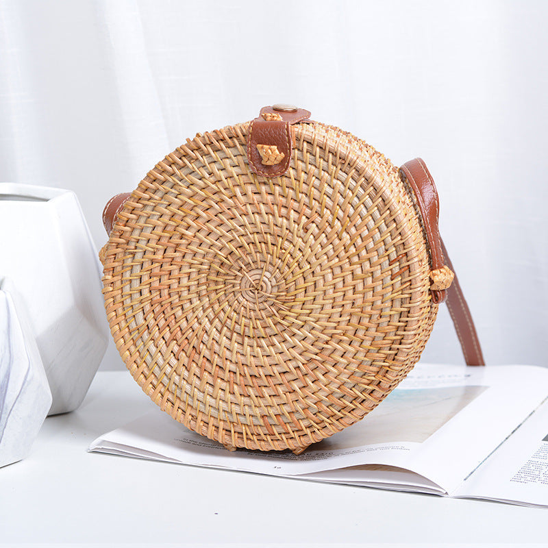 Sale Rattan Handmade Vine Woven Hollow Bags