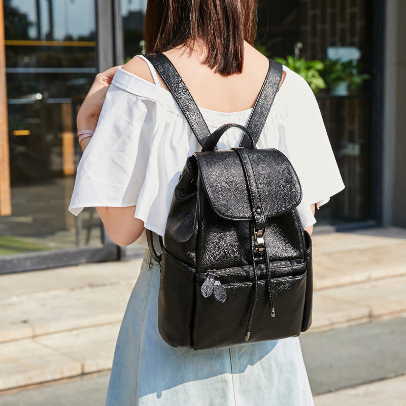 Women's Youth Fashion Summer Korean Simple Large Backpacks