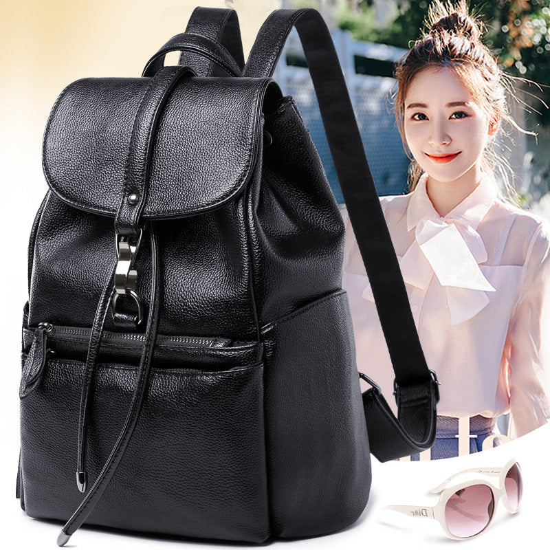 Women's Youth Fashion Summer Korean Simple Large Backpacks