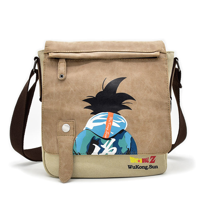 No Anime Canvas One Piece Fire Shadow Attack Men's Messenger Bag