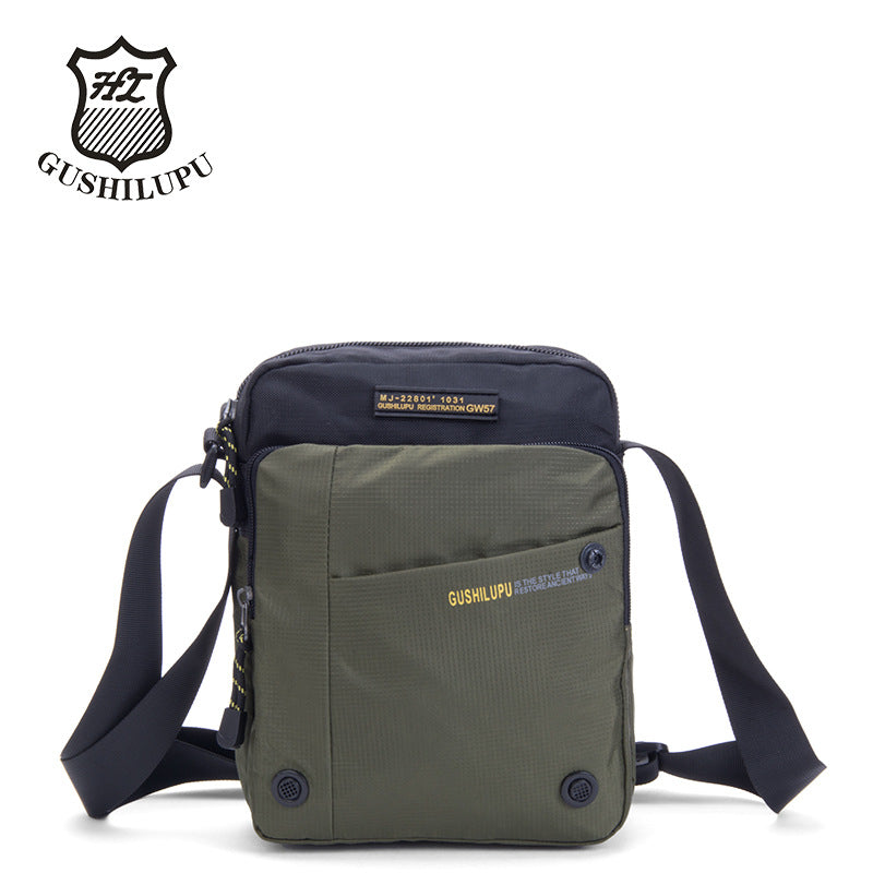 Men's Vertical Oxford Cloth Trendy Four Colors Men's Messenger Bag