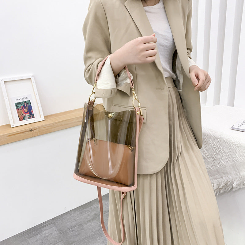 Stylish Cool Women's Summer Laser Transparent Women's Shoulder Bag
