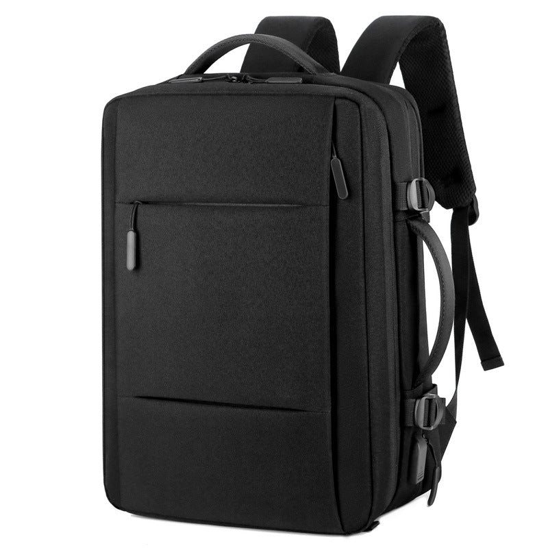 Men's High-grade Solid Color Simple Commute Out Backpacks