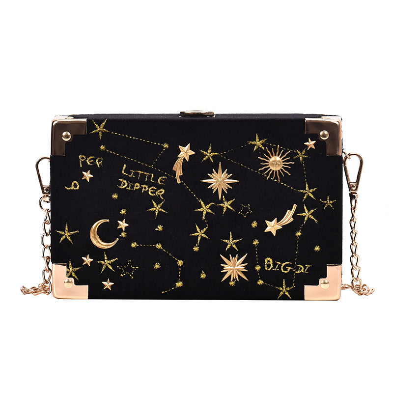Veet Box Personalized Starry Sky Trendy Shoulder Bags