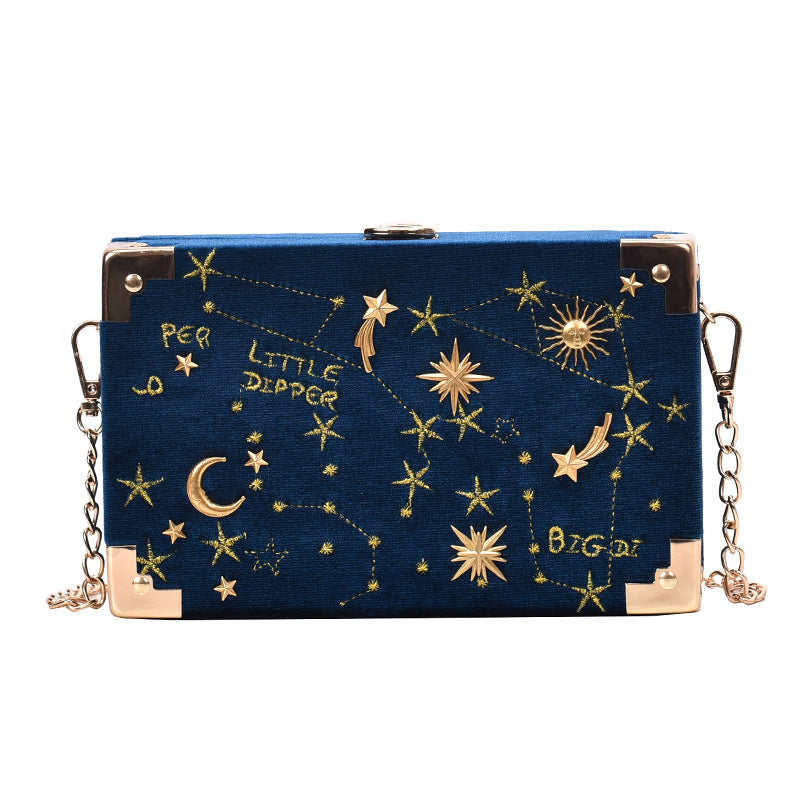 Veet Box Personalized Starry Sky Trendy Shoulder Bags