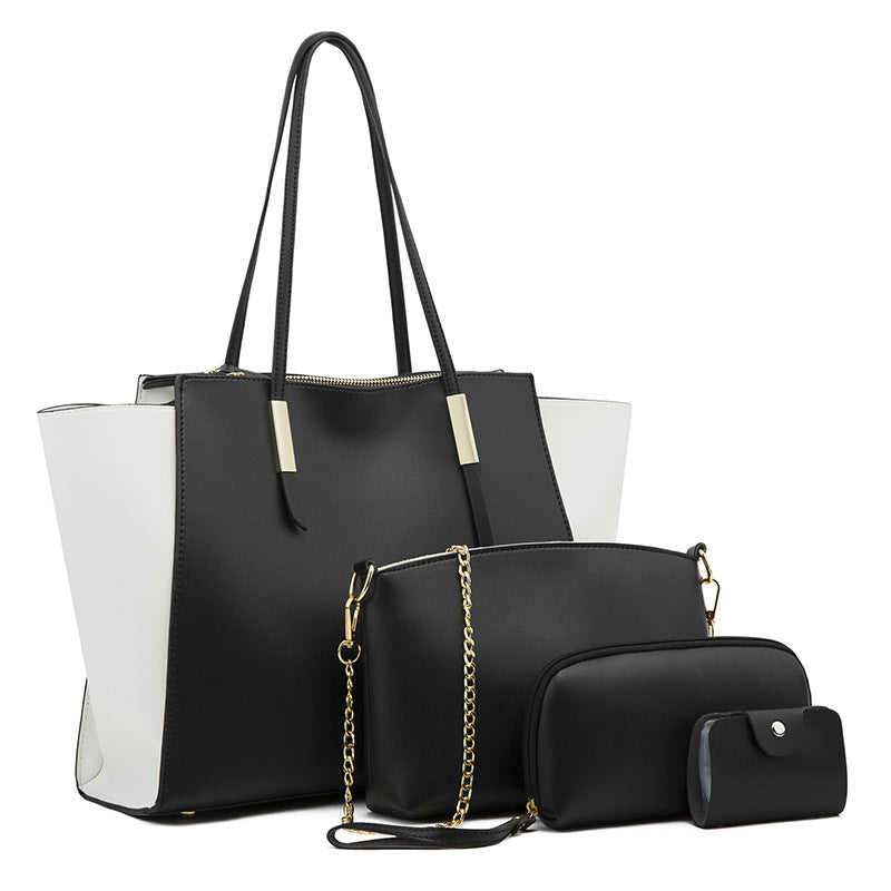 Trendy Popular Women's Hand-held With Stitching Women's Shoulder Bag