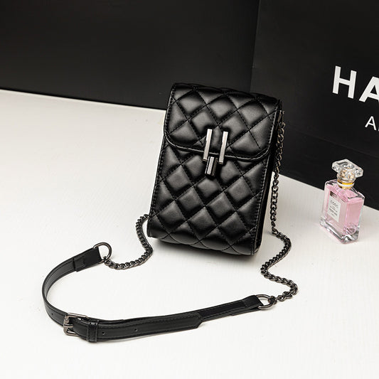 Attractive Women's Pin Classic Style Rhombus Women's Shoulder Bag