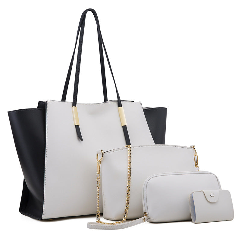 Trendy Popular Women's Hand-held With Stitching Women's Shoulder Bag