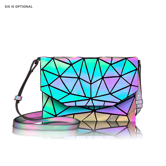 Women's Envelope Diamond Luminous Makeup Korean Style Bags