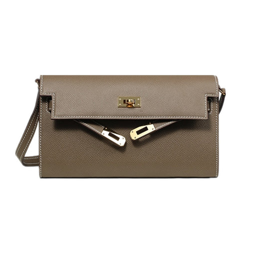 Kelly Fashion Mini Hand Palm Print Cowhide Genuine Bags