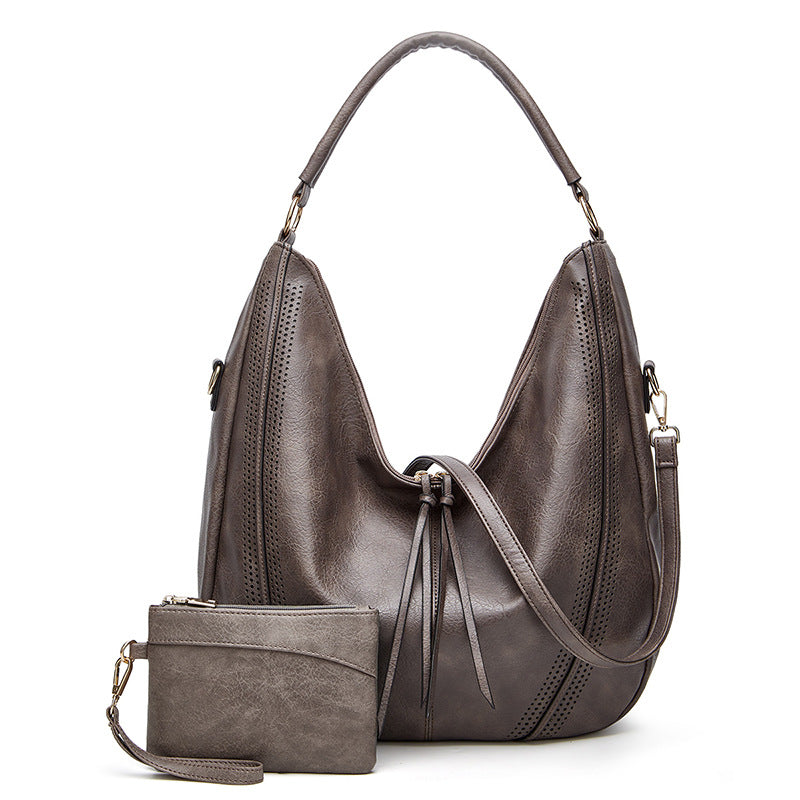 Women's Trendy Retro Large Capacity Combination Women's Shoulder Bag