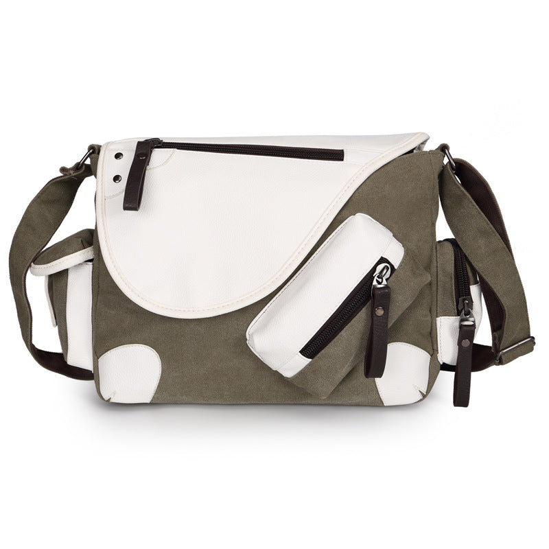 Men's Thermal Transfer Fashion Canvas Tutorial Men's Messenger Bag