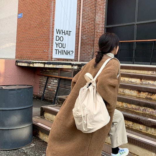 Women's Style Korean Cool Trendy Fashion Large Men's Bags
