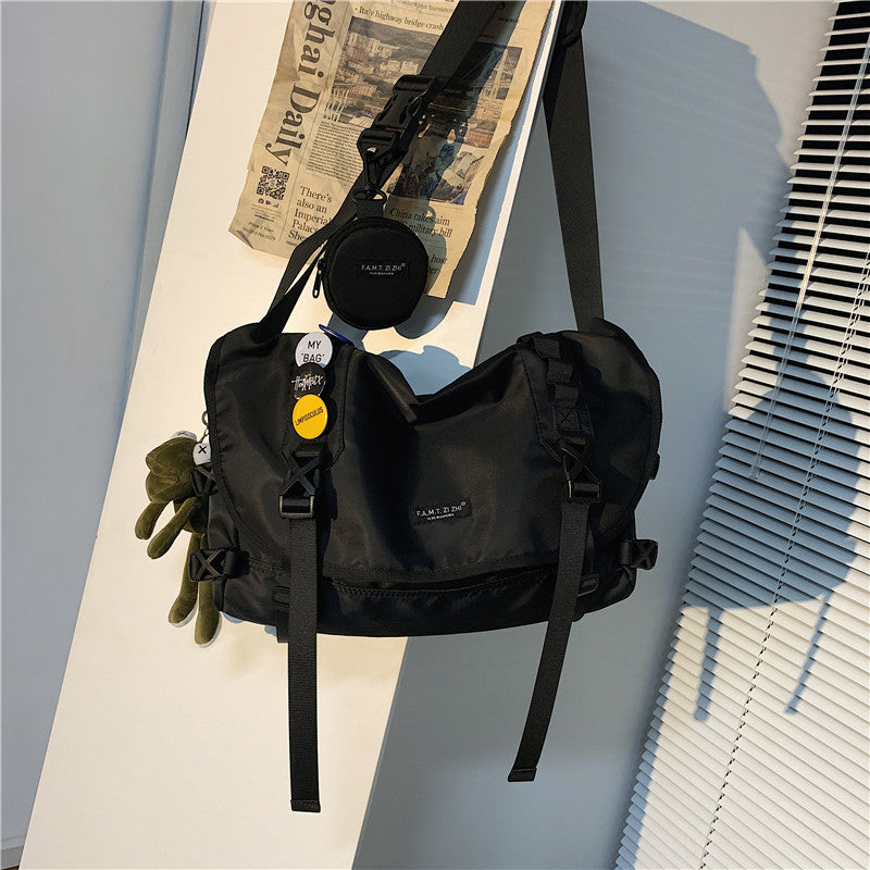 Women's & Men's Fashion Mechanical Style Trend Men's Messenger Bag