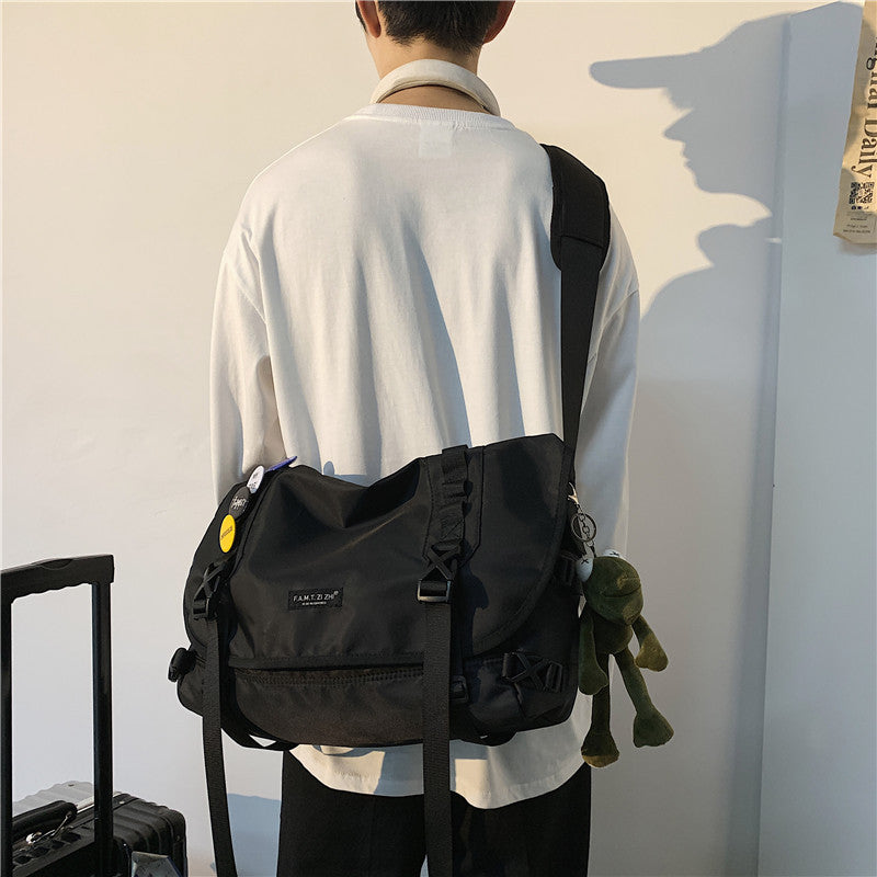 Women's & Men's Fashion Mechanical Style Trend Men's Messenger Bag