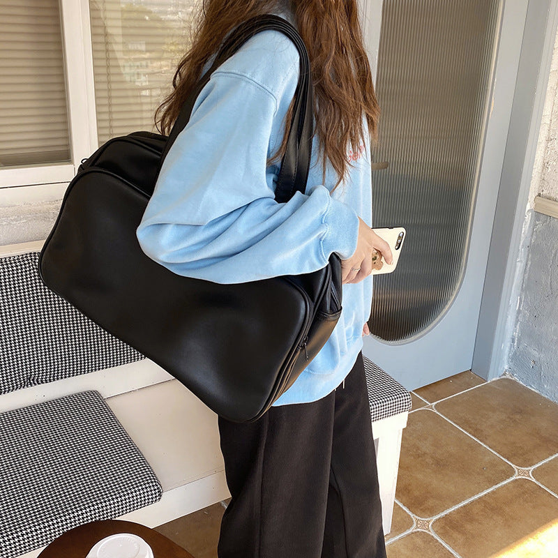 Women's Large Capacity Totes Short Business Trip Sling Big Luggage