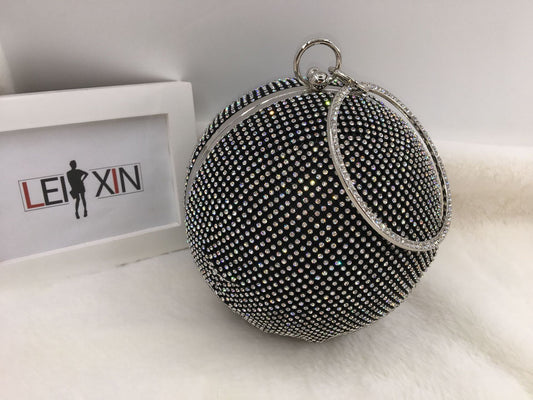 Women's Round Mini Summer Shiny Spherical Simple Shoulder Bags