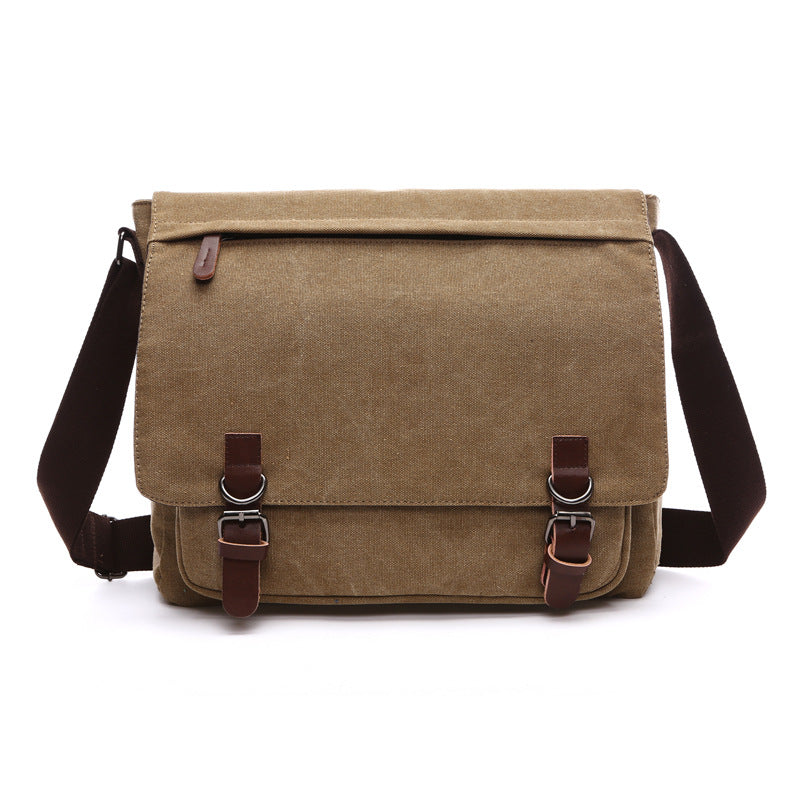 Men's Versatile Canvas Practical Business Computer Korean Fashion Street Bags