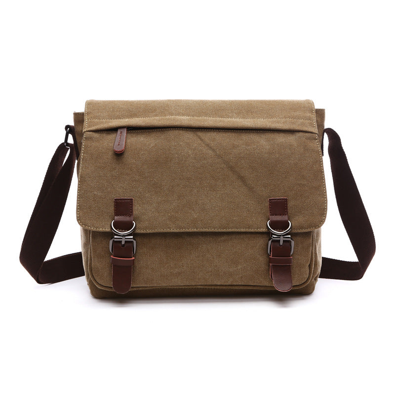 Men's Versatile Canvas Practical Business Computer Korean Fashion Street Bags
