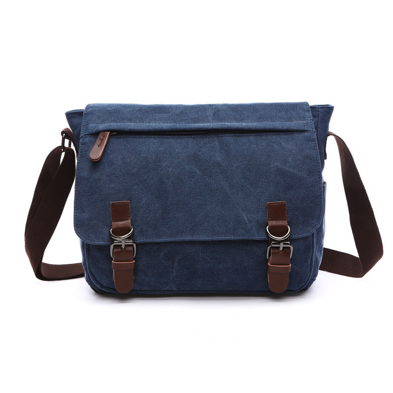 Men's Versatile Canvas Practical Business Computer Korean Fashion Street Bags