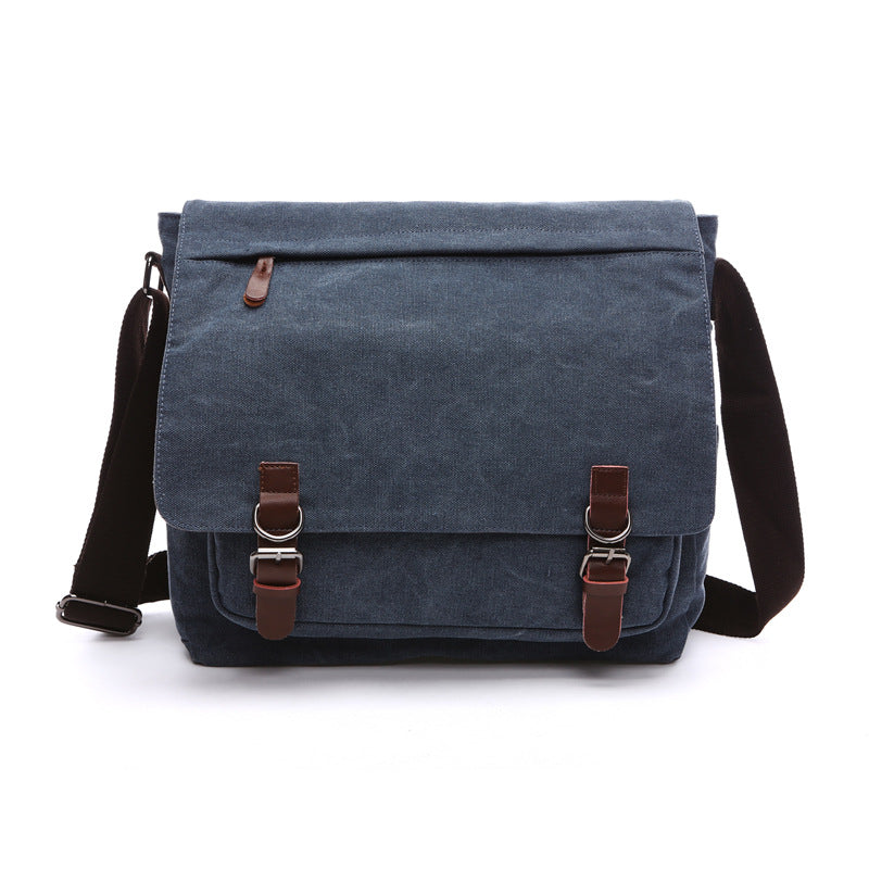 Men's Versatile Canvas Practical Business Computer Korean Fashion Street Bags