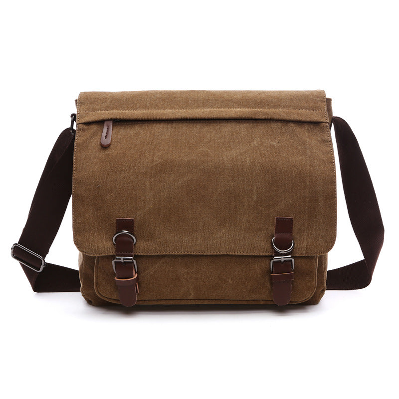 Men's Versatile Canvas Practical Business Computer Korean Fashion Street Bags