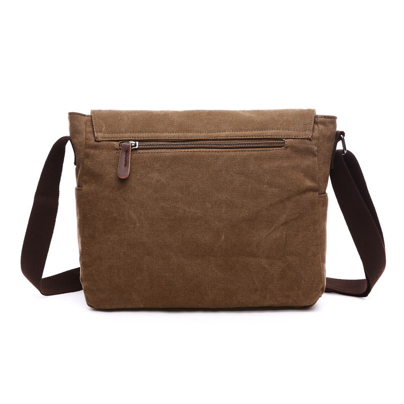 Men's Versatile Canvas Practical Business Computer Korean Fashion Street Bags