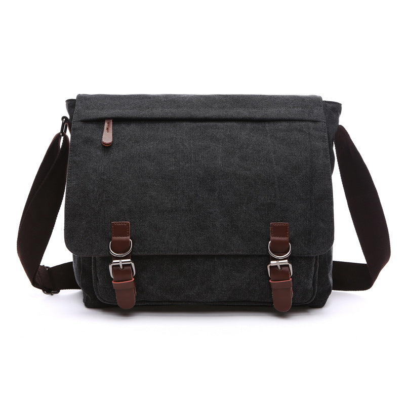 Men's Versatile Canvas Practical Business Computer Korean Fashion Street Bags