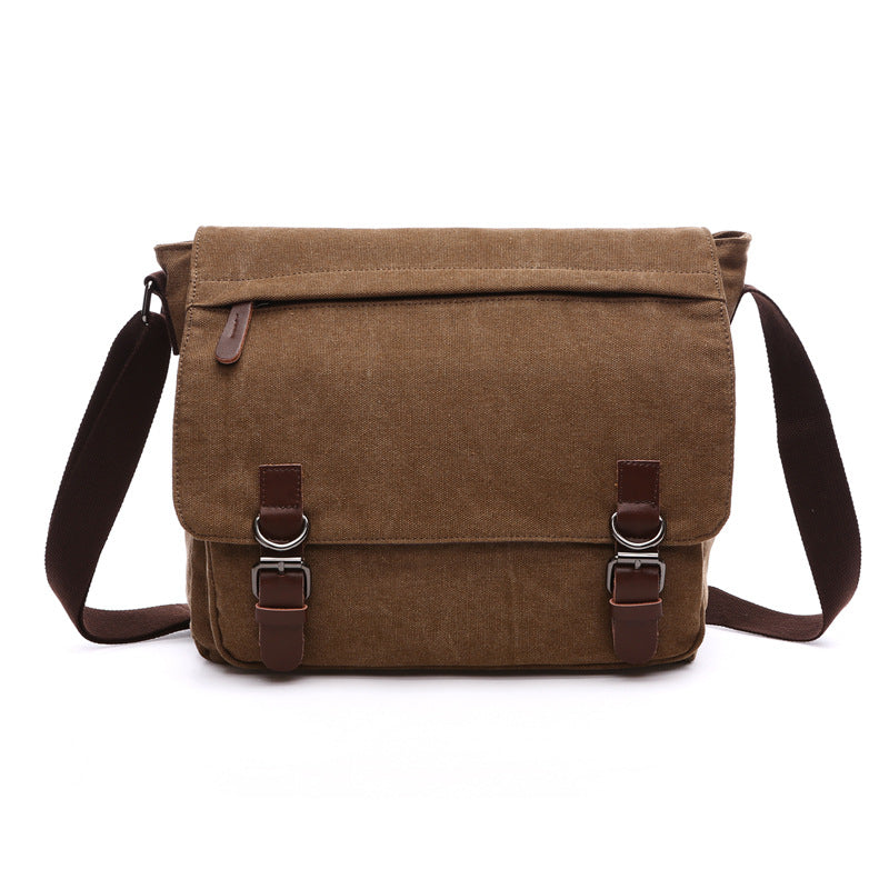 Men's Versatile Canvas Practical Business Computer Korean Fashion Street Bags