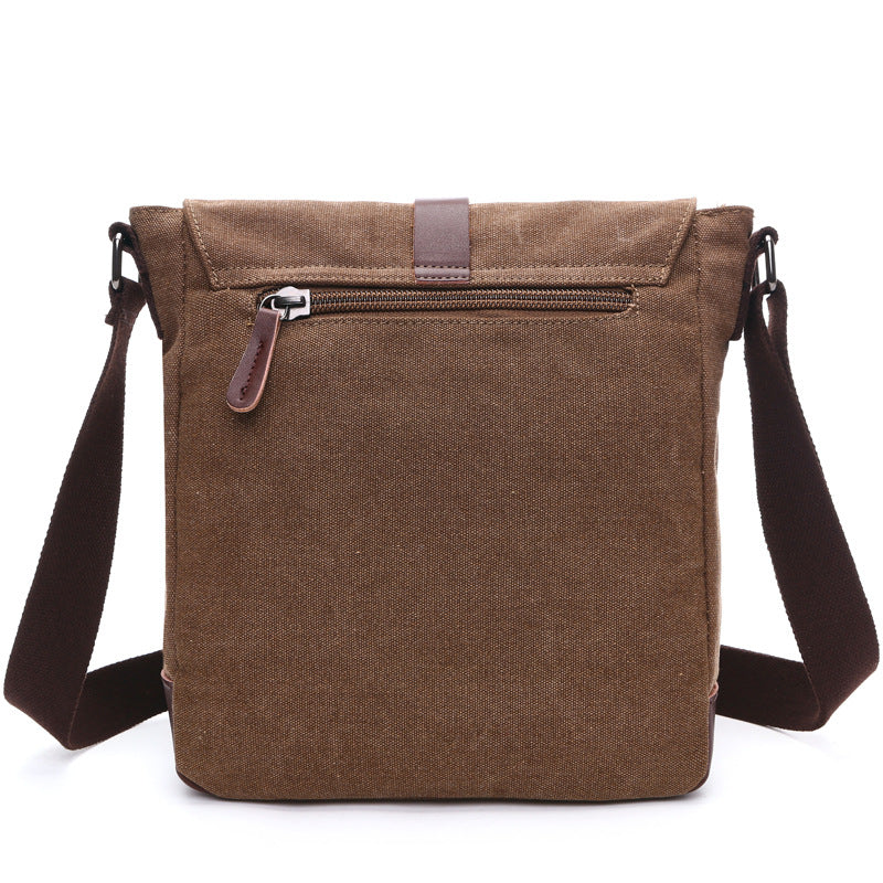 Graceful Men's Korean Canvas Practical Business Men's Messenger Bag