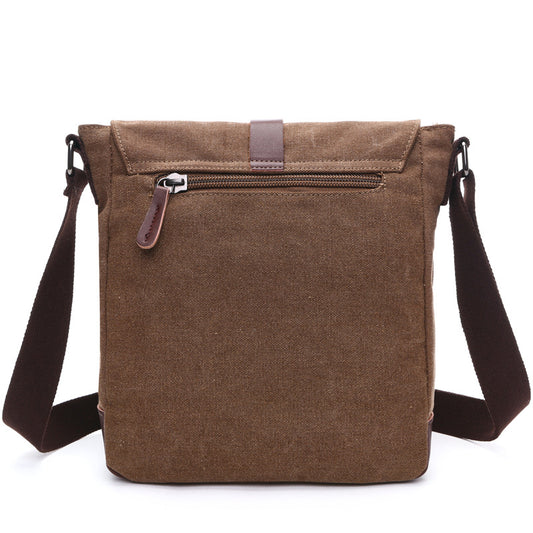 Graceful Men's Korean Canvas Practical Business Men's Messenger Bag