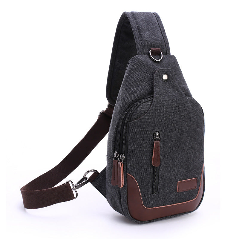 Men's Professional Fashion High Quality Washed Canvas Shoulder Bags
