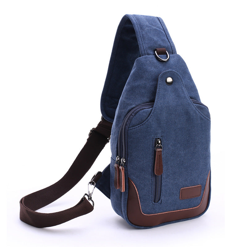 Men's Professional Fashion High Quality Washed Canvas Shoulder Bags