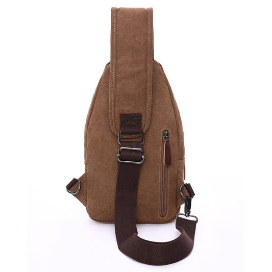 Men's Professional Fashion High Quality Washed Canvas Shoulder Bags